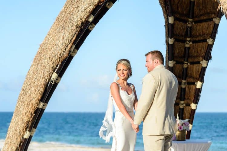 real destination wedding at Dreams Riviera Cancun