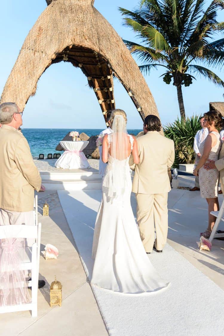 real destination wedding at Dreams Riviera Cancun