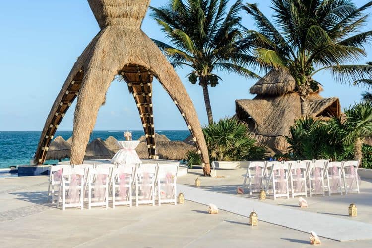 real destination wedding at Dreams Riviera Cancun