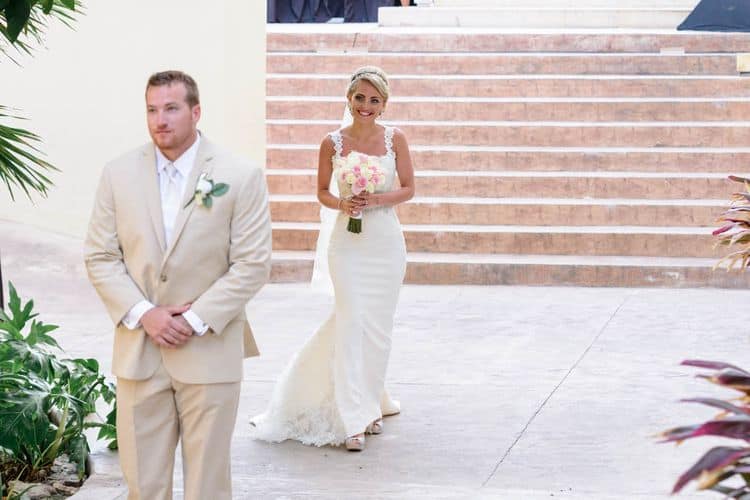 real destination wedding at Dreams Riviera Cancun