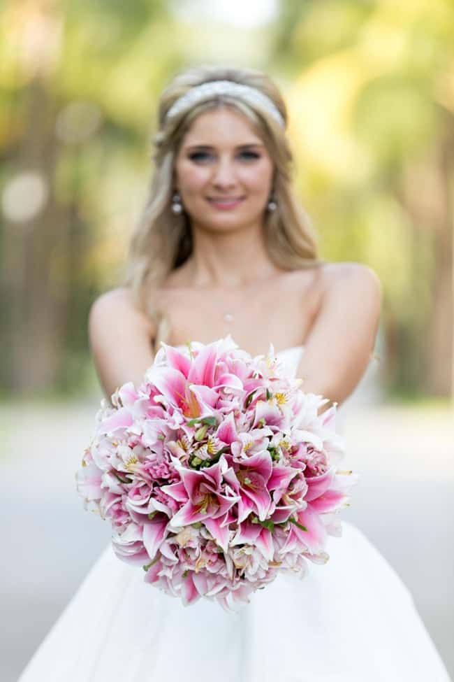 Turquoise and Pink destination wedding in Riviera Maya