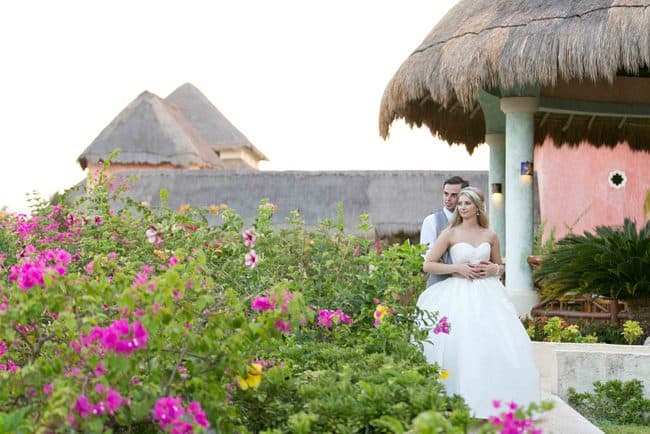 Turquoise And Pink Destination Wedding In Riviera Maya Bridalpulse