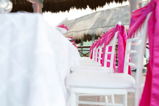 Turquoise and Pink Wedding at the Grand Palladium Kantenah in Riviera Maya